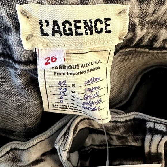 NWT L'AGENCE High Line Skinny High Rise Jean in Moonstone - Size 26 - Picture 3 of 10